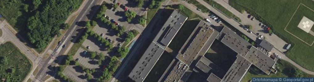 Zdjęcie satelitarne Wojewódzki Szpital Zespolony w Koninie