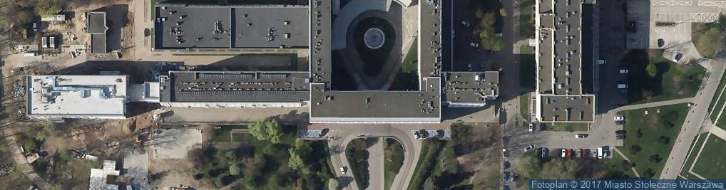 Zdjęcie satelitarne Wojskowy Instytut Medyczny Centralny Szpital Kliniczny MON
