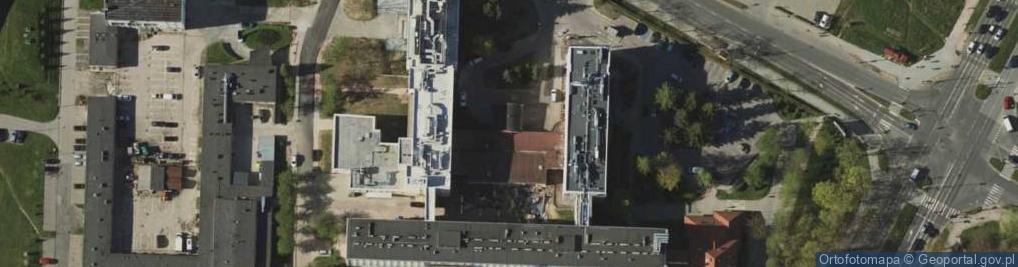Zdjęcie satelitarne WSSD im. prof dr. Stanisława Popowskiego w Olsztynie