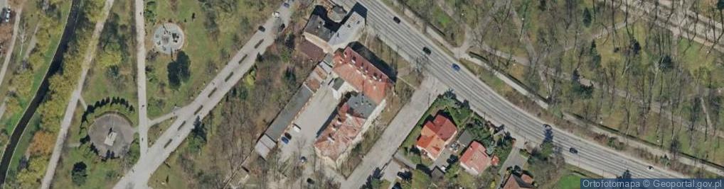 Zdjęcie satelitarne ZOZ MSWiA