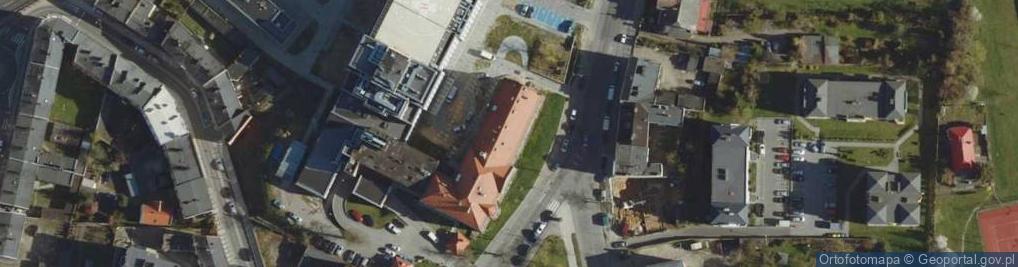 Zdjęcie satelitarne ZOZ w Gnieźnie
