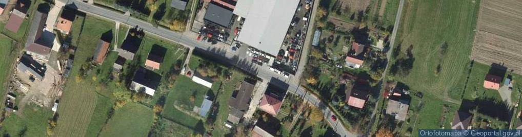 Zdjęcie satelitarne AUTO-ZŁOM Mystków