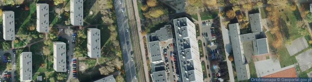 Zdjęcie satelitarne Klub Karate BUDO w Częstochowie