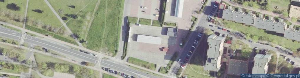 Zdjęcie satelitarne Pawilony handlowe i targowisko