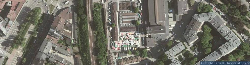 Zdjęcie satelitarne Plac Pod Halą Targową