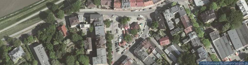 Zdjęcie satelitarne Rynek Dębnicki