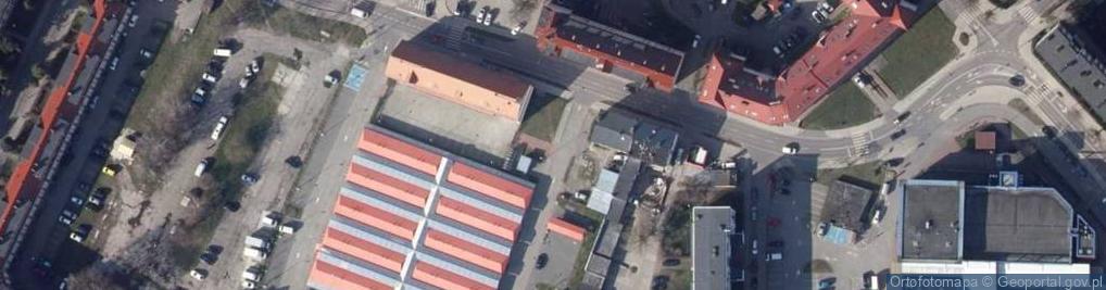 Zdjęcie satelitarne Targowisko, Tak zwany "Polenmarkt".