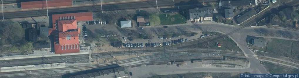 Zdjęcie satelitarne Rzepin Dworzec PKP