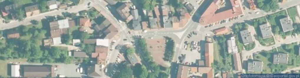 Zdjęcie satelitarne TAXI Bogusław Sikorski Kalwaria Zebrzydowska