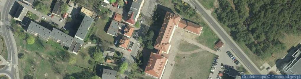 Zdjęcie satelitarne Czteroletnie Technikum