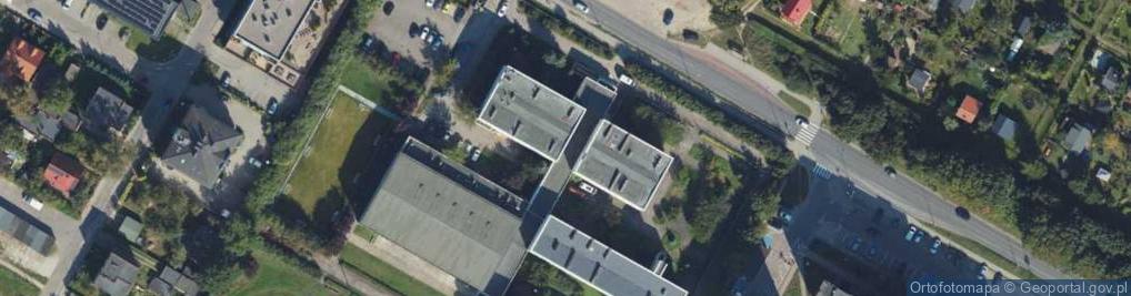 Zdjęcie satelitarne Technikum Budowlane