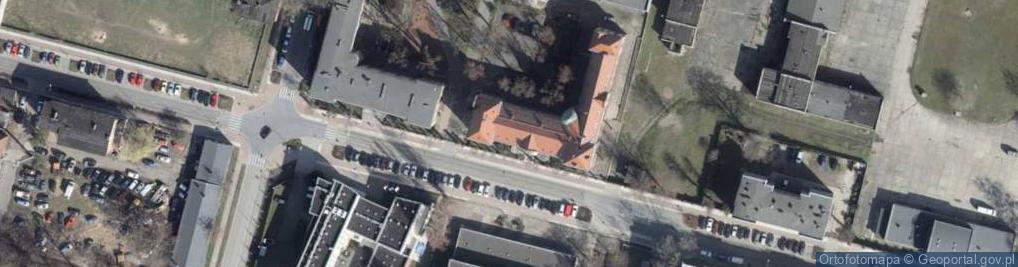 Zdjęcie satelitarne Technikum Hotelarskie