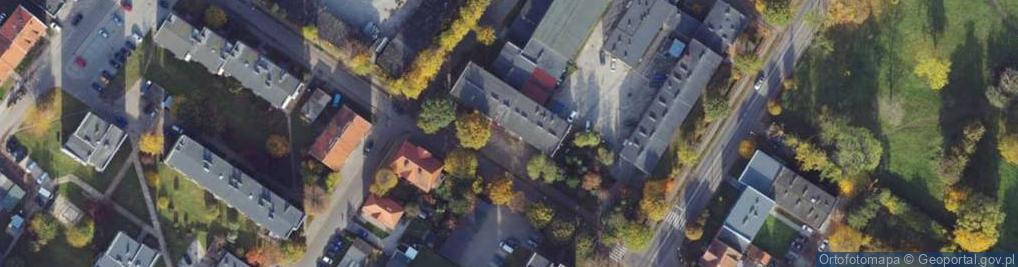 Zdjęcie satelitarne Technikum Im. 9 Braniewskiej Brygady Kawalerii Pancernej Im. Króla Stefana Batorego.