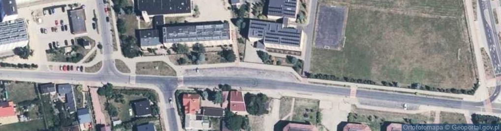 Zdjęcie satelitarne Technikum Im. Jana Pawła II