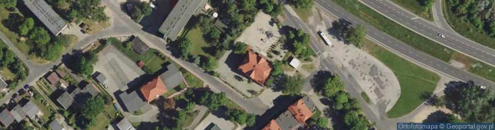 Zdjęcie satelitarne Technikum Mckk