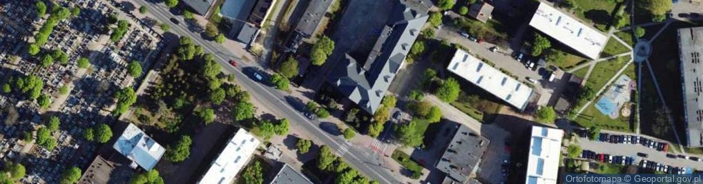 Zdjęcie satelitarne Technikum Nr 2
