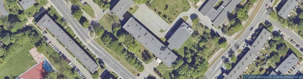 Zdjęcie satelitarne Technikum Nr 4 Im. Hanny I Kazimierza Wejchertów