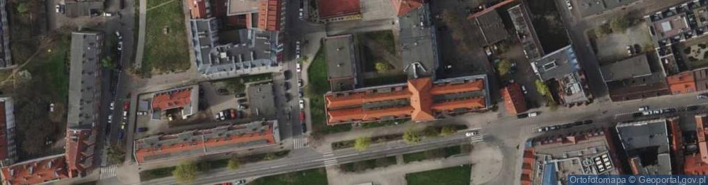 Zdjęcie satelitarne Technikum Nr 4 Im. Obrońców Poczty Gdańskiej