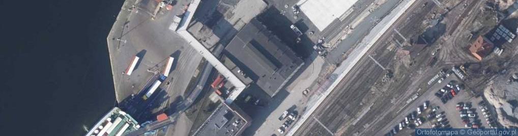 Zdjęcie satelitarne Polferries Terminal Promowy Świnoujście