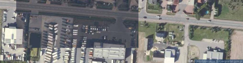 Zdjęcie satelitarne Myjnia samochodowa TIR firma GRIB