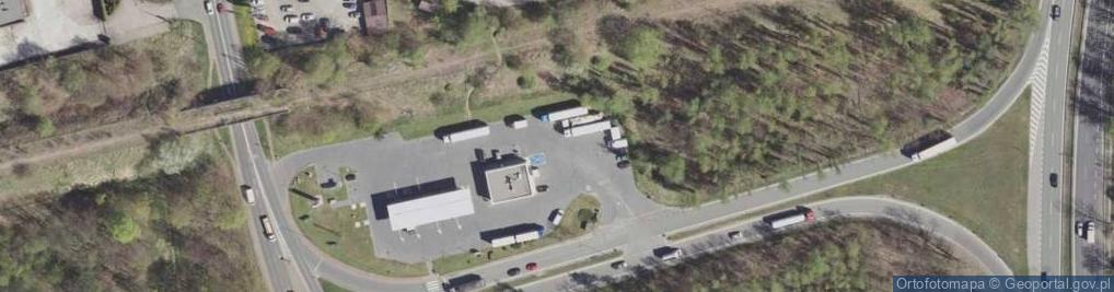 Zdjęcie satelitarne 5 miejsc parkingowych