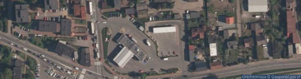 Zdjęcie satelitarne Parking przy stacji Circle K