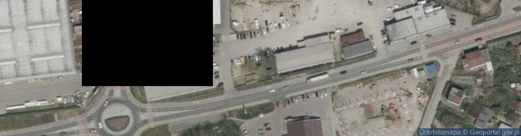 Zdjęcie satelitarne parking strzeżony TIR