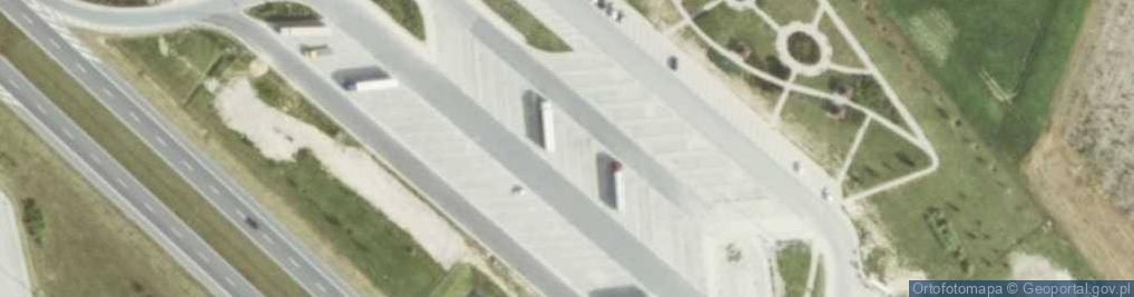 Zdjęcie satelitarne Parking TIR