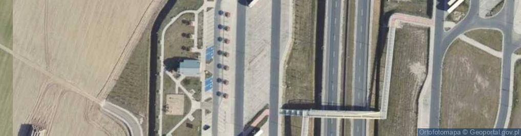Zdjęcie satelitarne Parking TIR
