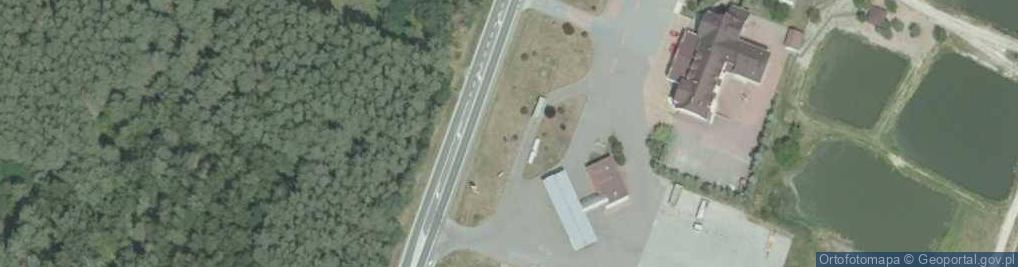 Zdjęcie satelitarne Parking TIR