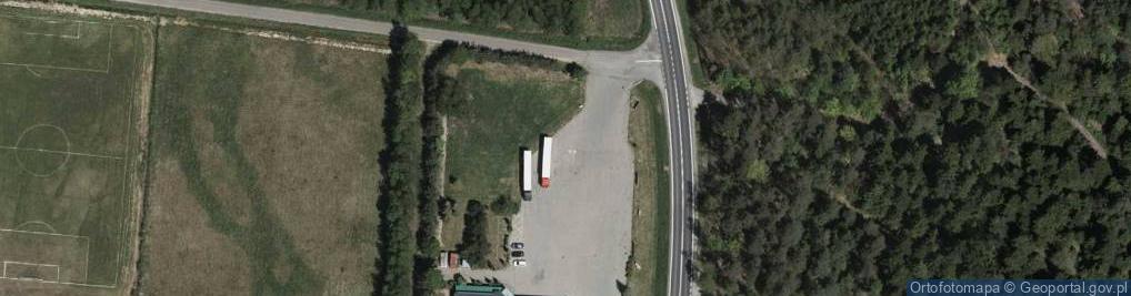 Zdjęcie satelitarne Parking TIR