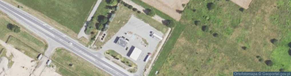 Zdjęcie satelitarne Parking TIR