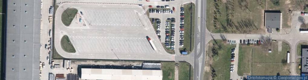 Zdjęcie satelitarne Parking TIR