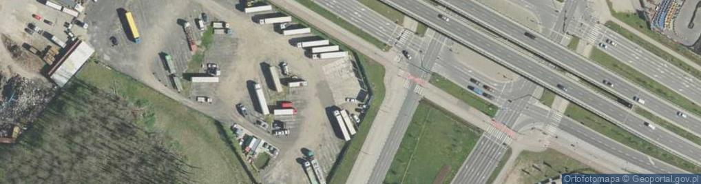 Zdjęcie satelitarne Parking Via Carpatia