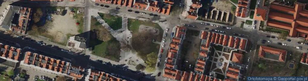 Zdjęcie satelitarne Gdańsk - Śródmieście