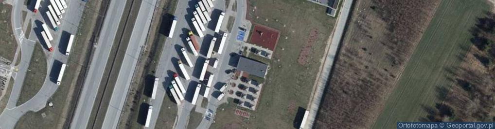 Zdjęcie satelitarne MOP Wiśniowa Góra Wschód