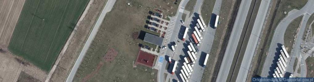 Zdjęcie satelitarne MOP Wiśniowa Góra Zachód