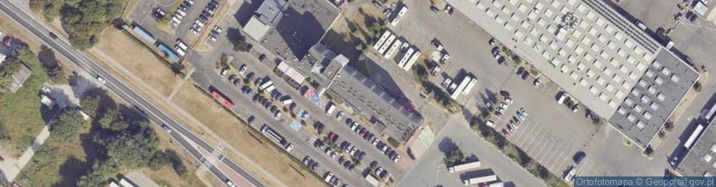 Zdjęcie satelitarne Toll-Collect LONTEX Słubice