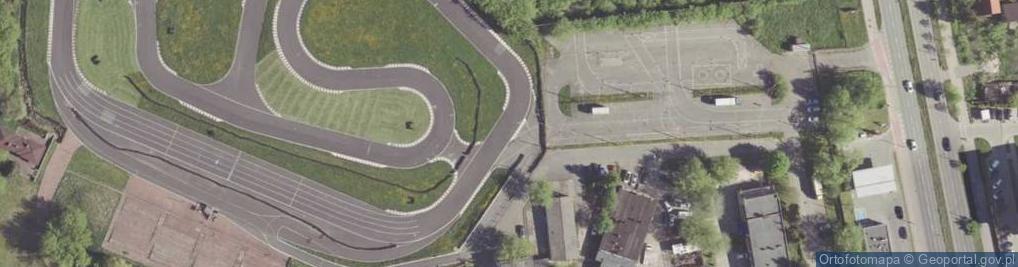 Zdjęcie satelitarne Kartodrom-Radom