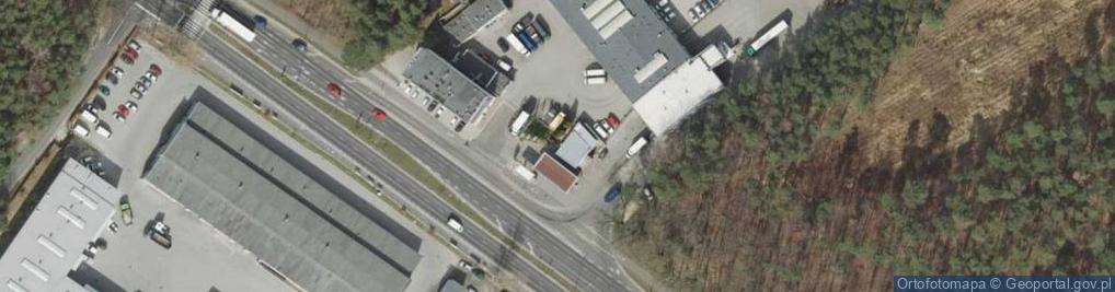 Zdjęcie satelitarne Total - Stacja paliw