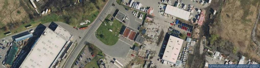 Zdjęcie satelitarne Total - Stacja paliw