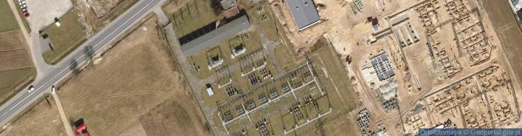 Zdjęcie satelitarne GPZ 110/15 kV Wyszków