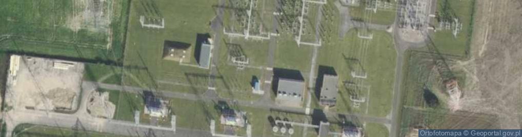 Zdjęcie satelitarne GPZ 400/220/110 kV Plewiska