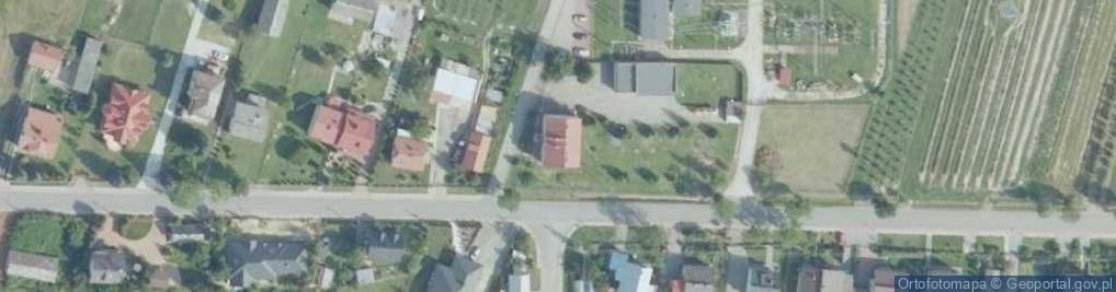 Zdjęcie satelitarne GPZ Klimontów 110kV/15kV