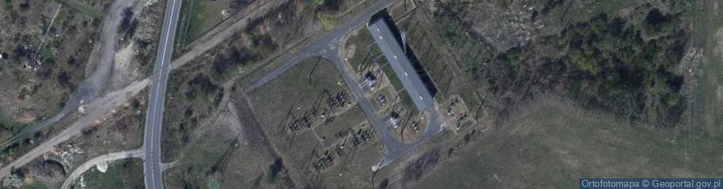 Zdjęcie satelitarne GPZ Kożuchów