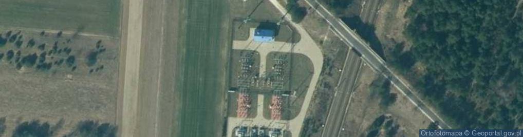 Zdjęcie satelitarne GPZ Pląskowice