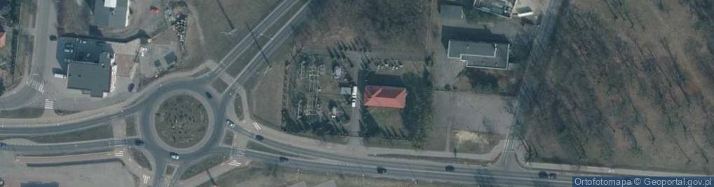 Zdjęcie satelitarne Stacja elektroenergetyczna 110/15kV Brodnica Grunwald