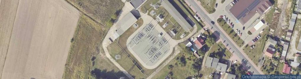 Zdjęcie satelitarne Trafostacja