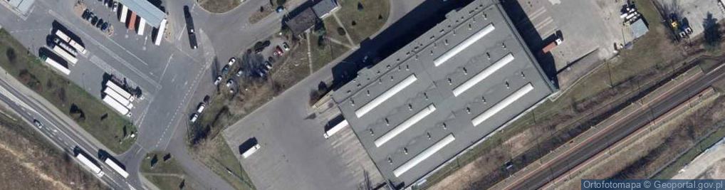 Zdjęcie satelitarne GEODIS Magazyn logistyczny Słubice