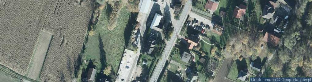 Zdjęcie satelitarne Usługi transportowe-handel Rusin Kazimierz